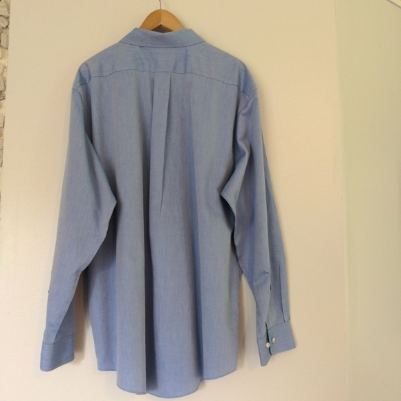 Denver Hayes Shirt Men's 2XL Blue Upcycled Patch Long Sleeve Dadcore - Picture 4 of 9